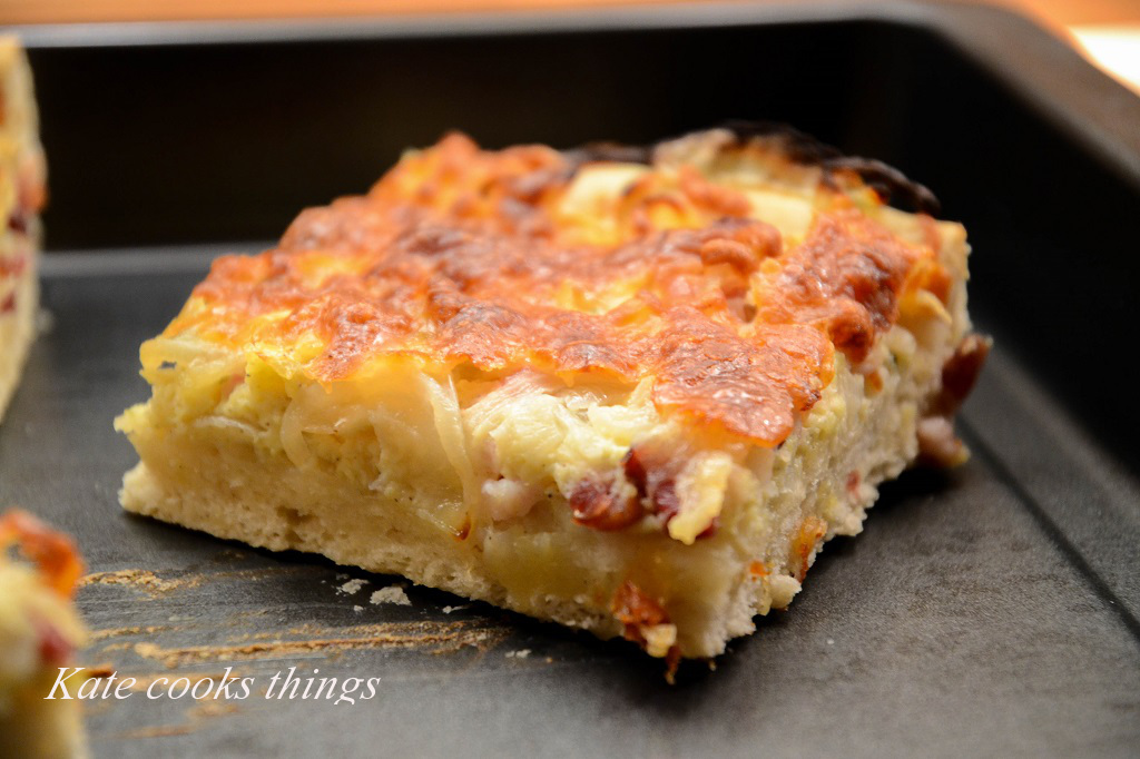 Autumn recipe, a german onion&nbsp;cake