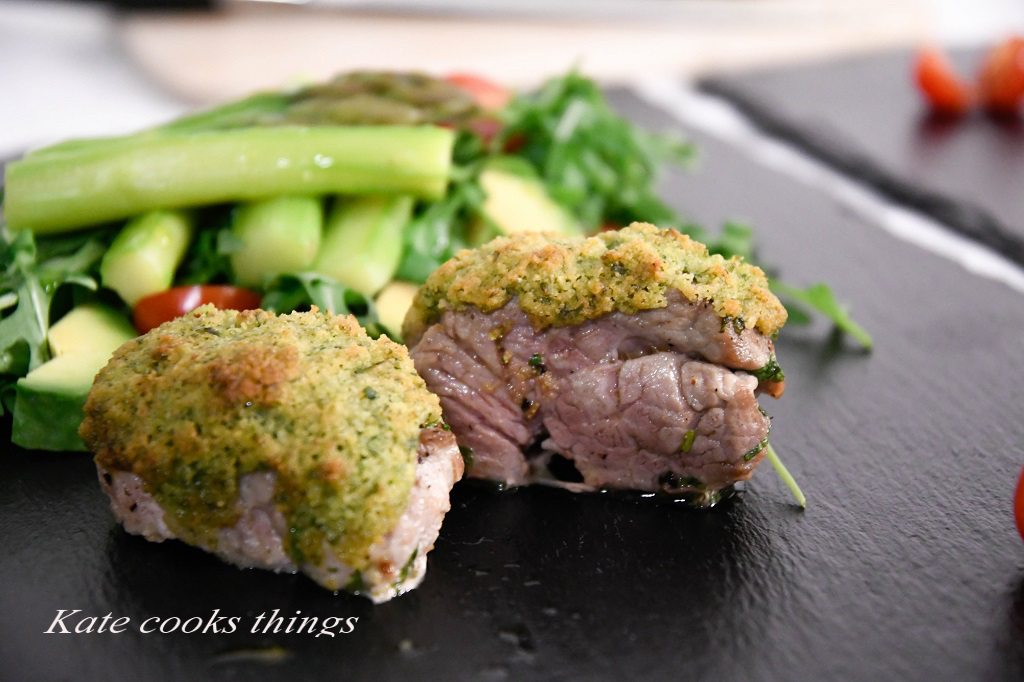 Sunday dinner: pork tenderloin with herb&nbsp;crust